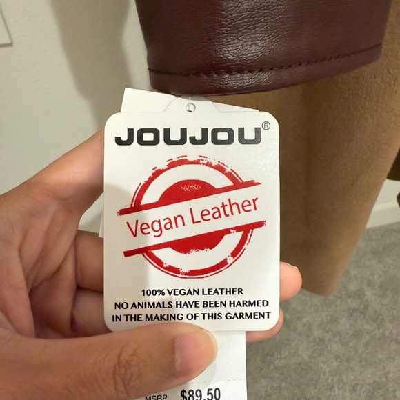 Vegan Leather Jacket - Picture 3 of 11